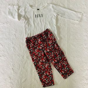 Carter’s 12 Month “Love” Outfit
